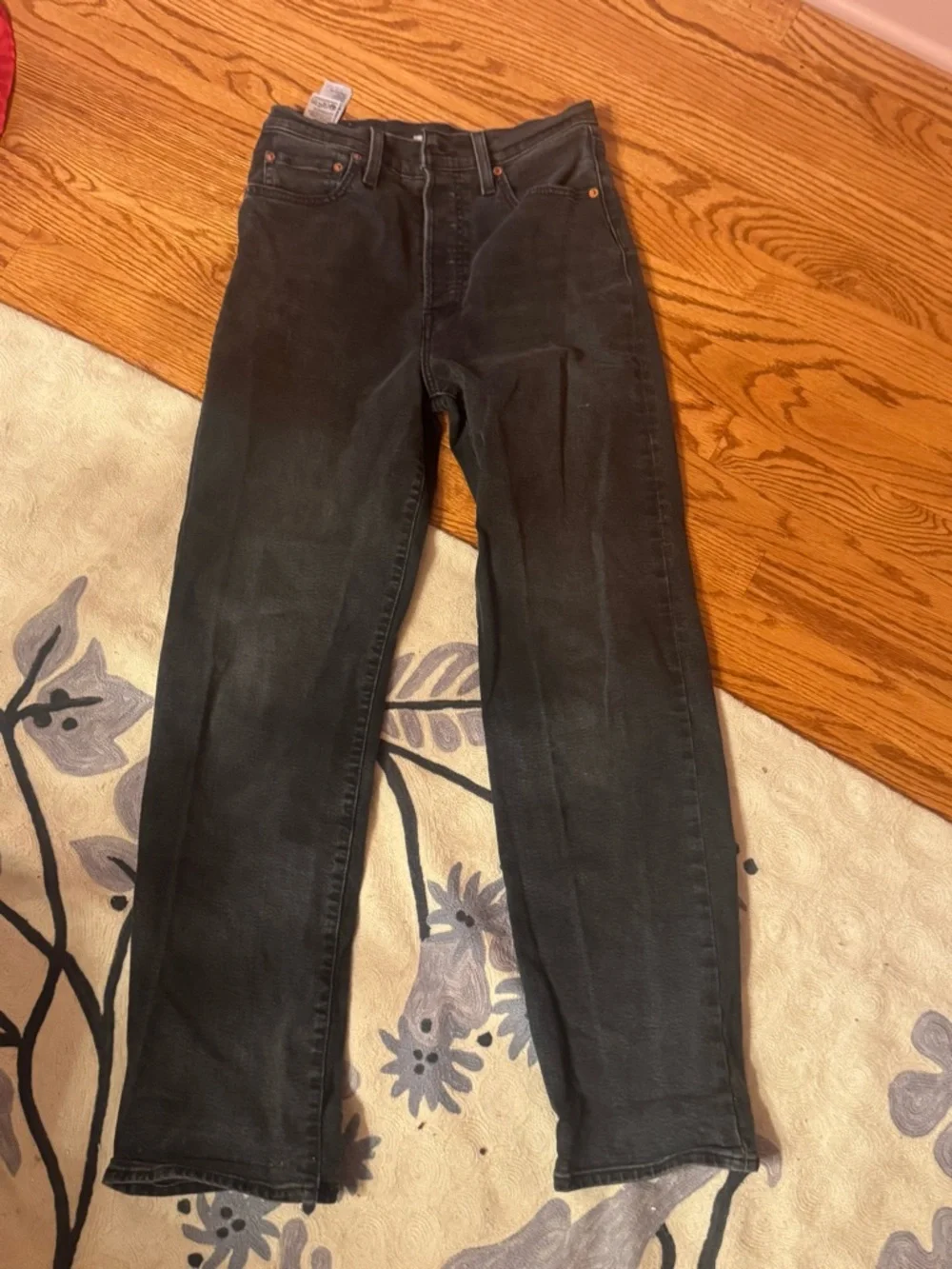 Levi's Women's Wide Leg Jeans - Black - Picture 3 of 6